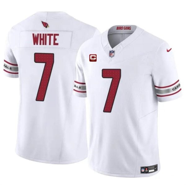 Arizona Cardinals #7 Kyzir White White 2024 F.U.S.E. With 2-Star C Patch Vapor Untouchable Limited Stitched Jersey