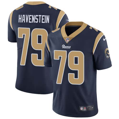 Los Angeles Rams #79 Rob Havenstein Navy Blue Vapor Untouchable Limited Stitched Jersey