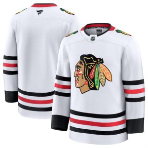 Chicago Blackhawks Blank White 2024-25 Away Stitched Jersey