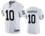 Las Vegas Raiders #10 Jimmy Garoppolo White Vapor Untouchable Stitched Jersey