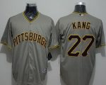 Pirates #27 Jung-Ho Kang Grey New Cool Base Stitched Jersey