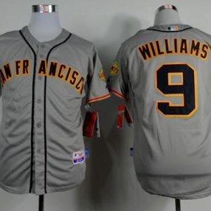 Giants #9 Matt Williams Grey Road Cool Base Stitched Jersey
