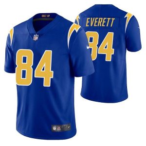 Los Angeles Chargers #84 Gerald Everett Royal Vapor Untouchable Limited Stitched Jersey