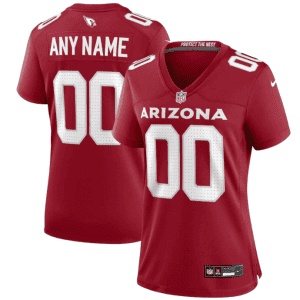 Women's Arizona Cardinals Active Player Custom New Red Stitched Game Jersey(Run Small)