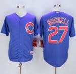 Cubs #27 Addison Russell Blue Alternate Cool Base Stitched Jersey