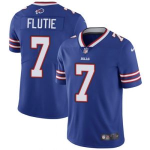 Buffalo Bills #7 Doug Flutie Blue Vapor Untouchable Limited Stitched Jersey