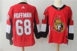 Ottawa Senators #68 Mike Hoffman Red Stitched Adidas Jersey