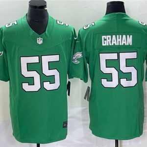 Philadelphia Eagles #55 Brandon Graham Green 2023 F.U.S.E. Vapor Untouchable Stitched Jersey