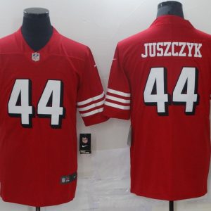 San Francisco 49ers #44 Kyle Juszczyk Red Vapor Untouchable Limited Stitched Jersey