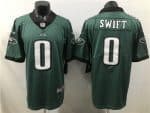 Philadelphia Eagles #0 D'Andre Swift Green 2023 Draft Vapor Limited Stitched Jersey