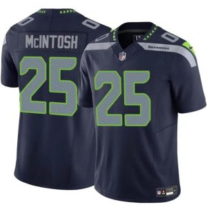 Seattle Seahawks #25 Kenny McIntosh Navy 2024 F.U.S.E. Vapor Limited Stitched Jersey