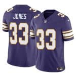 Minnesota Vikings #33 Aaron Jones Purple F.U.S.E. Vapor Untouchable Throwback Limited Stitched Jersey