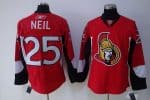 Senators #25 Chris Neil Stitched Red Jersey