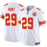 Kansas City Chiefs #29 Kareem Hunt White 2024 F.U.S.E. Vapor Untouchable Limited Stitched Jersey