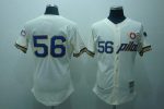 Mitchell And Ness Pilots #56 Jim Bouton Stitched Cream Throwback Jersey