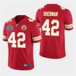 Chiefs #42 Anthony Sherman Red Super Bowl LIV Vapor Untouchable Limited Stitched Jersey