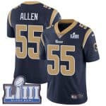 Los Angeles Rams #55 Brian Allen Navy Blue Super Bowl LIII Vapor Untouchable Limited Stitched Jersey
