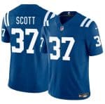 Indianapolis Colts #37 Daniel Scott Blue 2025 F.U.S.E. Vapor Limited Stitched Jersey