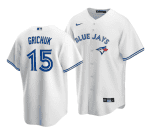 Toronto Blue Jays #15 Whit Merrifield White Cool Base Stitched Jersey