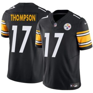 Pittsburgh Steelers #17 Skylar Thompson Black 2025 F.U.S.E. Vapor Untouchable Limited Football Stitched Jersey