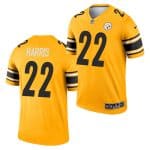 Pittsburgh Steelers #22 Najee Harris Gold Inverted Legend Jersey