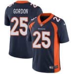 Denver Broncos #25 Melvin Gordon Navy Vapor Untouchable Limited Stitched Jersey