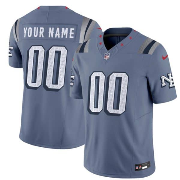New England Patriots Custom 2025 F.U.S.E. ¡°Rivalries¡± Vapor Limited Stitched Jersey
