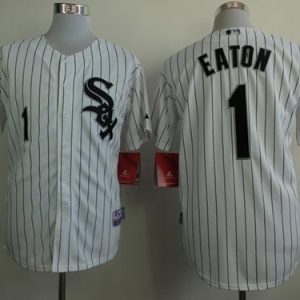 White Sox #1 Adam Eaton White Cool Base Stitched Jersey