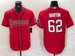 Tampa Bay Buccaneers #62 Graham Barton Red Cool Base Stitched Jersey
