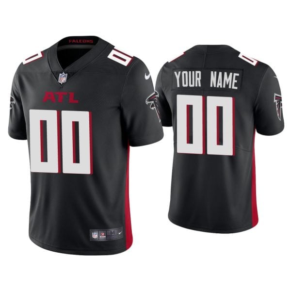 Atlanta Falcons Customized Custom Black Vapor Untouchable Limited Stitched Jersey