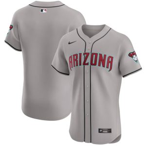 Arizona Diamondbacks Gray 2024 Alternate Vapor Premier Elite Patch Flex Base Stitched Jersey