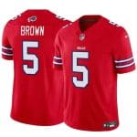 Buffalo Bills #5 Anthony Brown Red 2024 F.U.S.E. Vapor Untouchable Limited Stitched Jersey