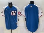 National League Chicago Cubs Blank Blue Alternate 2025 All-Star Edition Limited Stitched Jersey