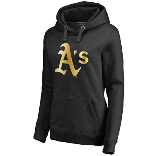 Oakland Athletics Gold Collection Pullover Hoodie Black