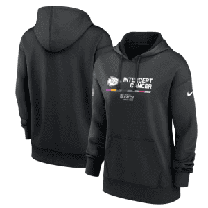 Kansas City Chiefs 2022 Black NFL Crucial Catch Therma Performance Pullover Hoodie(Run Small)
