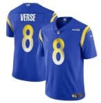 Los Angeles Rams #8 Jared Verse Blue 2024 Draft Vapor Untouchable Stitched Jersey