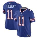 Buffalo Bills #11 Mitch Trubisky Blue Vapor Untouchable Limited Stitched Jersey