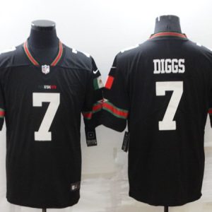 Dallas Cowboys #7 Trevon Diggs Black Mexico Stitched Jersey
