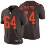 Cleveland Browns #64 JC Tretter New Brown Vapor Untouchable Limited Stitched Jersey
