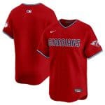Cleveland Guardians Blank Red Alternate Limited Stitched Jersey