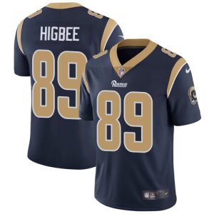Los Angeles Rams #89 Tyler Higbee Navy Blue Vapor Untouchable Limited Stitched Jersey
