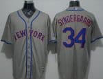 Mets #34 Noah Syndergaard Grey New Cool Base Stitched Jersey