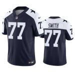 Dallas Cowboys #77 Tyron Smith Navy 2023 F.U.S.E. Vapor Limited Stitched Jersey