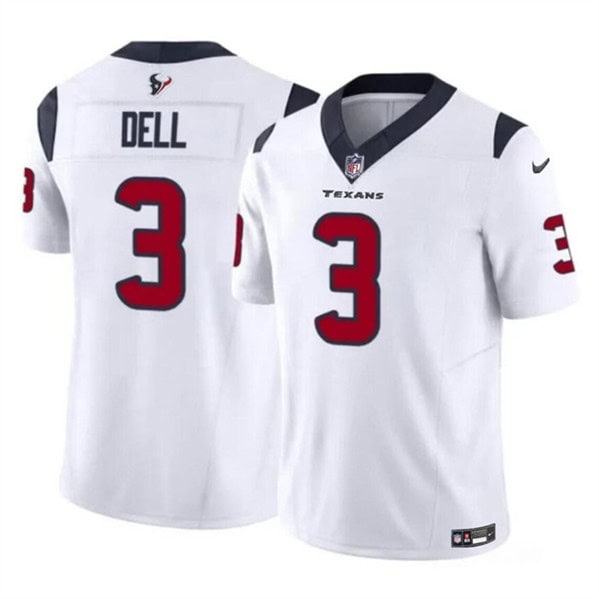 Houston Texans #3 Tank Dell White 2023 F.U.S.E. Vapor Untouchable Stitched Jersey