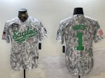 Philadelphia Eagles #1 Jalen Hurts 2024 Arctic Camo Salute To Service Stitched Jersey