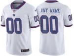 New York Giants ACTIVE PLAYER Custom White Color Rush Limited Stitched NFL Jersey