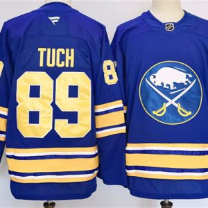 Buffalo Sabres #89 Alex Tuch Blue 2024-25 Stitched Jersey