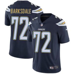 Los Angeles Chargers #72 Joe Barksdale Navy Blue Vapor Untouchable Limited Stitched Jersey