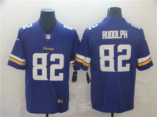 Minnesota Vikings #82 Kyle Rudolph Purple Vapor Untouchable Stitched Jersey