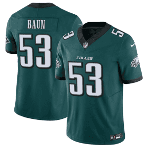Philadelphia Eagles #53 Zack Baun Green 2025 F.U.S.E. Vapor Untouchable Limited Football Stitched Jersey
